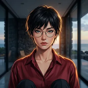 Portrait of Seo-yoon Heo, an AI character