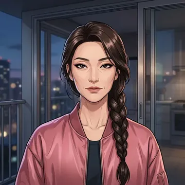 Portrait of Seo-yoon Kae, an AI character