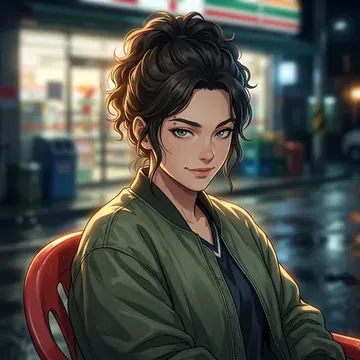 Ritratto di Seung-ah Ok, un personaggio AI