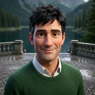 Portrait of Severin Lindner, an AI character