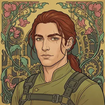 Portrait of Shabiran Dawoudi, an AI character