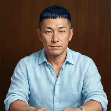 Portrait of Shinta Iwasaki, an AI character