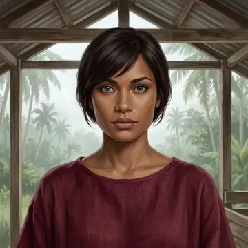 Portrait of Sia Tangaroa, an AI character