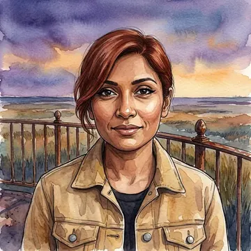 Portret postaci AI o imieniu Sibyl Donovan