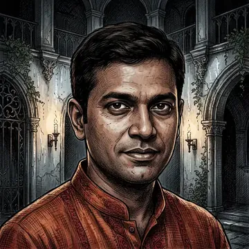 Portrait of Siddharth Balaji, an AI character