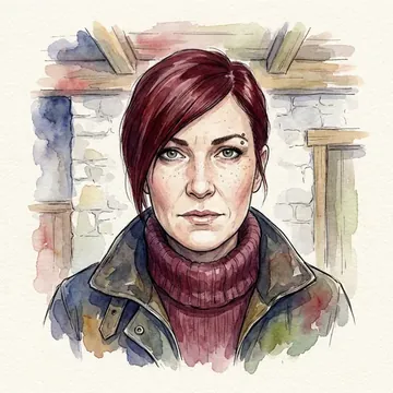 Portrait of Silviana Milos, an AI character