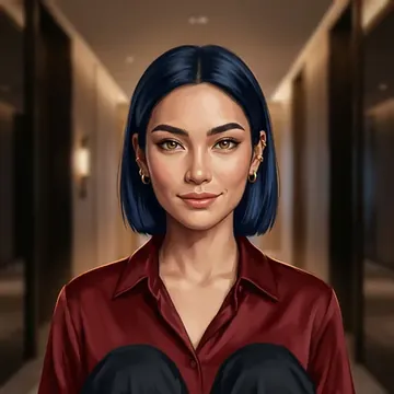 Portret postaci AI o imieniu Siriwan Tarn