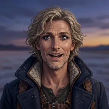 Portret postaci AI o imieniu Solan Aeturnus