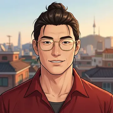 Portrait of Song-tae-jin Ro, an AI character