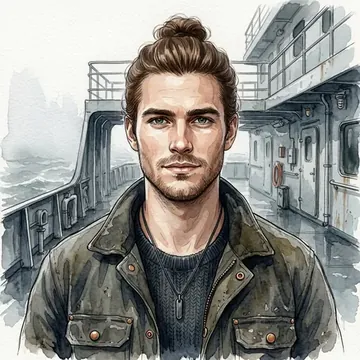Spencer Macintyre का पोर्ट्रेट, एक AI कैरेक्टर