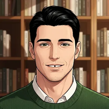 Portrait of Sterling Mellor, an AI character