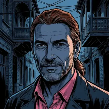 Ritratto di Stoyan Pavlovic, un personaggio AI