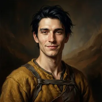 Portret postaci AI o imieniu Stribor Zarechny