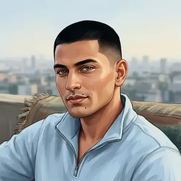 Portrait of Suman Jain, an AI character