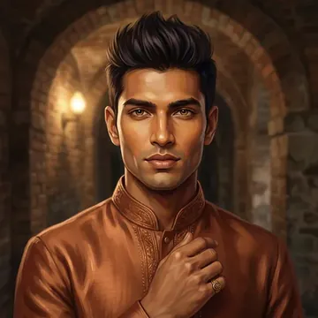 Potret Suraj Shekhawat, karakter AI