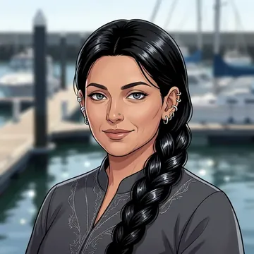 Portret postaci AI o imieniu Suryani Budiman