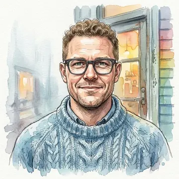 Portrait of Svein Jokinen, an AI character