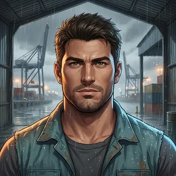 Portret postaci AI o imieniu Tama Madani