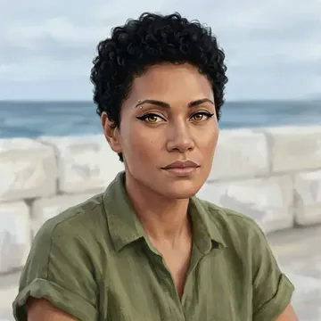 Ritratto di Tamar Fepuleai, un personaggio AI