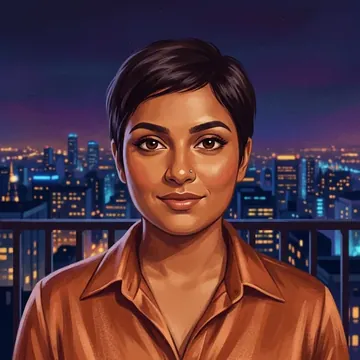 Портрет AI-персонажа Tanvi Pannu