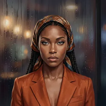 Portrait of Taraji Dubose, an AI character