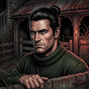Portrait of Taran Cahill, an AI character