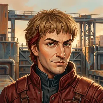 Ritratto di Taron Le-Vance, un personaggio AI