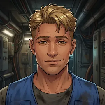Portrait of Tavish Okafor-Vance, an AI character
