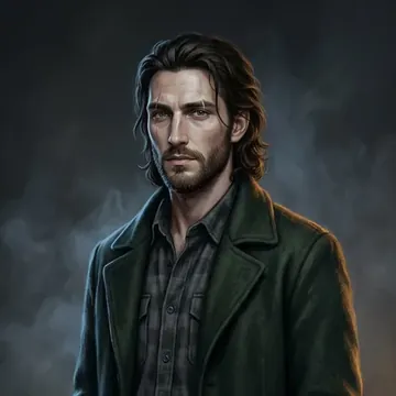 Retrato de Teodor Marsh, um personagem de AI