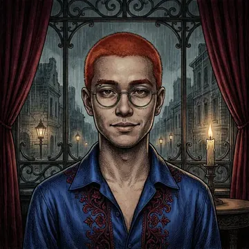 Portret postaci AI o imieniu Teodoro Da Gama
