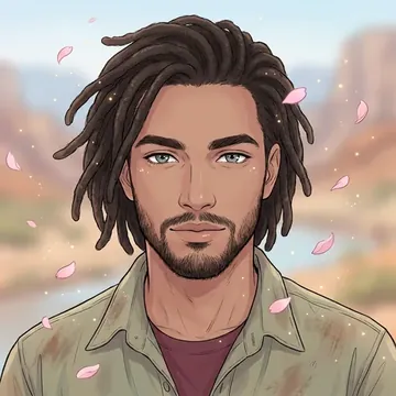 Portrait of Themba Jelani, an AI character