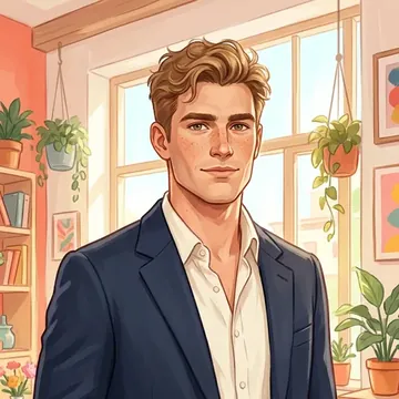 AI 角色 Theo Lindqvist 的肖像
