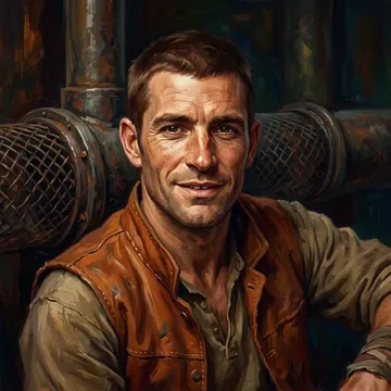 Ritratto di Thorn Gorsevale, un personaggio AI