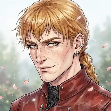 Portrait of Tiernan Trefoyle, an AI character