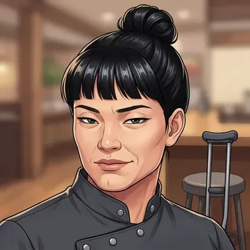 Portrait of Tik Phouthavong, an AI character
