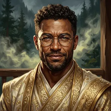 Portrait of Tolan Silvers, an AI character