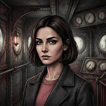 Portret postaci AI o imieniu Tulin Khatir