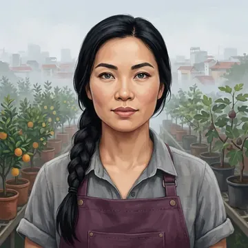 Portret postaci AI o imieniu Ưng Nhat