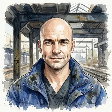 Portrait of Urban Van Schaik, an AI character
