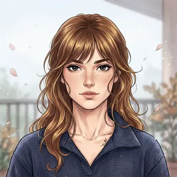 Retrato de Uxue Grijalba, um personagem de AI
