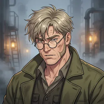 Portrait of Vaelin Vivendel, an AI character