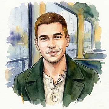 Portrait of Valente Moniz, an AI character