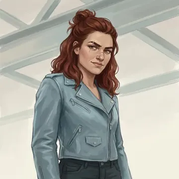 Portrait of Valeria Machado, an AI character