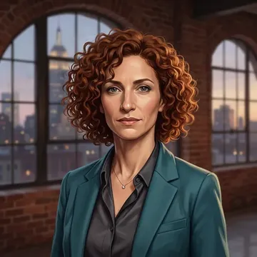 Portrait of Valerie Chisholm, an AI character