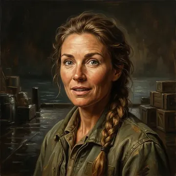 Porträt von Valery Gosselin, einem AI-Charakter