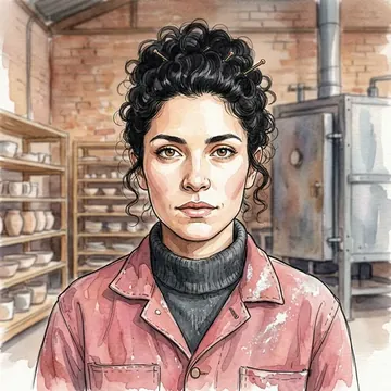 Portrait of Vanesa Holguin, an AI character