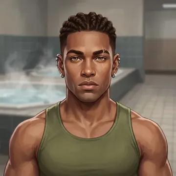 Portrait of Vaughn Brewton, an AI character
