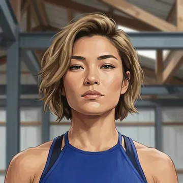Retrato de Vera Gama, un personaje AI