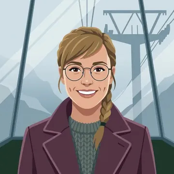 Portret postaci AI o imieniu Verena Wenger
