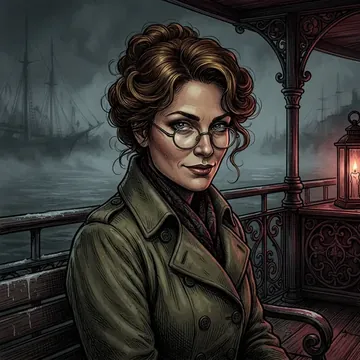 Chân dung của Veronica Lancaster, một nhân vật AI